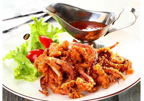 酥炸鱿鱼塔